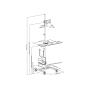 EQUIP - Suporte Movel Monitor 17/32" + PC 650171