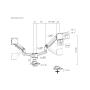 EQUIP - Suporte 2xMonitor 17/35" Desk Mount 650182