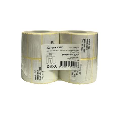 SITTEN - Etiq. Aut. 4x 50x30 x1000 SUP2011