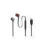 JBL - Auriculares com Microfone USB-C T310 Preto