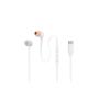 JBL - Auriculares com Microfone USB-C T310 Branco
