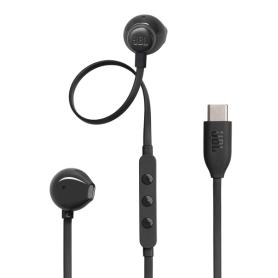 JBL - Auriculares com Microfone USB-C T305 Preto