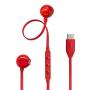 JBL - Auriculares com Microfone USB-C T305 Vermelho