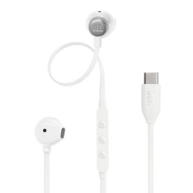 JBL - Auriculares com Microfone USB-C T305 Branco