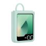 SAMSUNG - Capa Silicone c/anel Flip6 Menta EF-PF741TMEGWW
