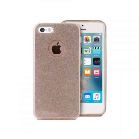 PURO - Capa Glitter iPhone 5|5S|SE IPC5SHINEGOLD