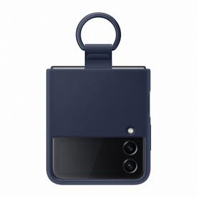 SAMSUNG - Capa Z Flip4 Silicone c/ Anel Azul EF-PF721TNEGWW