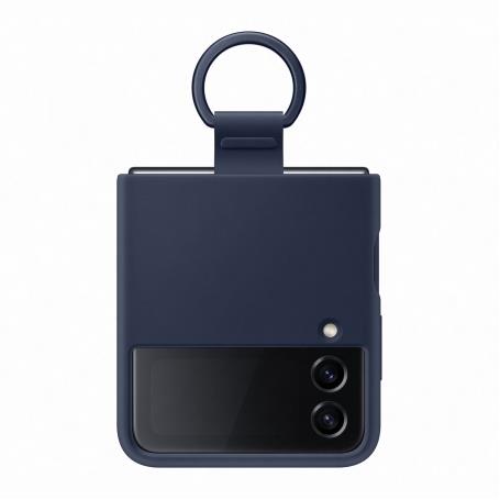 SAMSUNG - Capa Z Flip4 Silicone c/ Anel Azul EF-PF721TNEGWW