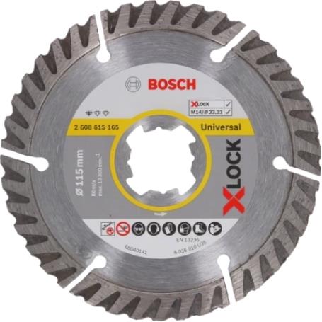 BOSCH - Disco Diamante Universal 115mm 2608615165