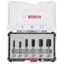 BOSCH - Set 6 Fresas Retas 8mm 2607017466