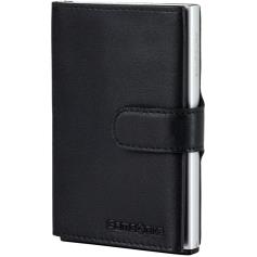 SAMSONITE - Carteira Deslizante Preta Alu Fit 133890-1041