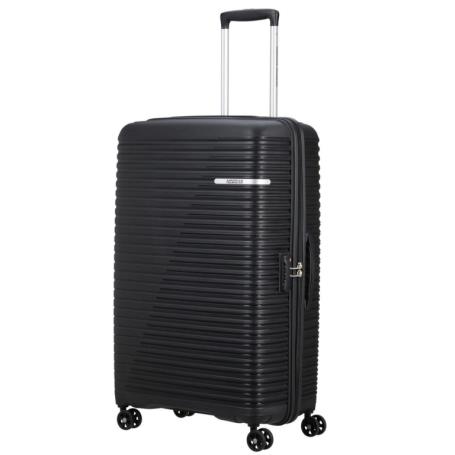 AMERICAN TOURISTER - Mala de Viagem SPINNER 55/20 TSA BLACK LIFTOFF 148915-1041