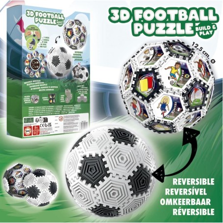 EDUCA - Puzzle 3D Futebol 19210