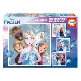 EDUCA - Puzzle Progressivos Frozen 12-16-20-25 19735