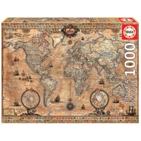 EDUCA - Puzzle 1000 Mapa-Múndi 15159