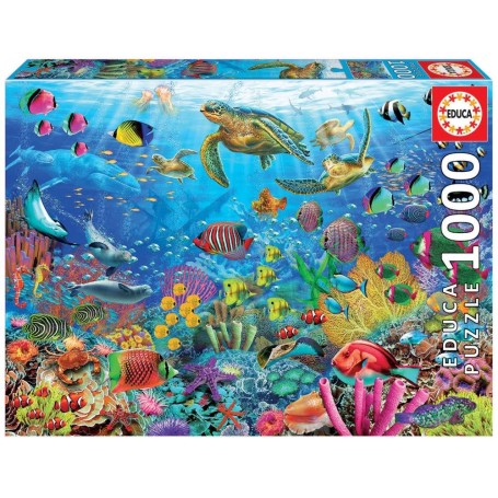 EDUCA - Puzzle 1000 Tartarugas no Paraíso 19266