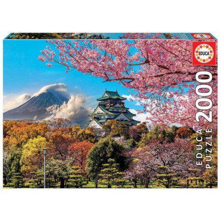 EDUCA - Puzzle 2000 Castelo de Osaka, Japão 19276