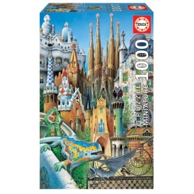 EDUCA - Puzzle 1000 Miniature Gaudí, Collage 11874