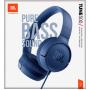 JBL - Auscultadores com Microfone T500 Azul