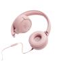 JBL - Auscultadores com Microfone T500 Rosa