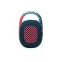 JBL - Coluna Bluetooth CLIP 4 Azul/Rosa