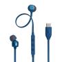 JBL - Auriculares com Microfone USB-C T310 Azul