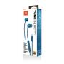 JBL - Auriculares com Microfone USB-C T310 Azul