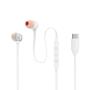 JBL - Auriculares com Microfone USB-C T310 Branco
