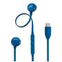 JBL - Auriculares com Microfone USB-C T305 Azul