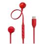 JBL - Auriculares com Microfone USB-C T305 Vermelho