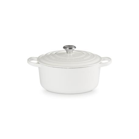 LE CREUSET - Cocotte Redonda Signature 22cm Branco 21177220101430