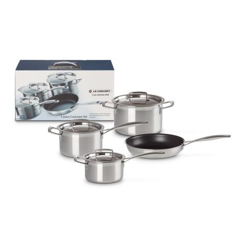 LE CREUSET - Set 4 Tachos 3-Ply (24cm, 16cm, 18cm, 20cm) 96209100001000