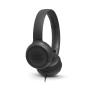JBL - Auscultadores com Microfone T500 BK