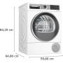 BOSCH - Máq. Secar Roupa Serie 6 WQG245D1ES