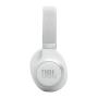 JBL - Auscultadores Bluetooth com Microfone Branco Live770NC