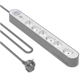 FORCE POWER - Bloco 6 Tomadas FPLIPF6P800JSC