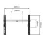 ONE FOR ALL - Suporte Tilt VESA 600 WM 6621