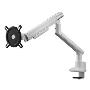 ONE FOR ALL - Suporte Mesa para 1 Monitor com 2 Braços Branco DM 7120
