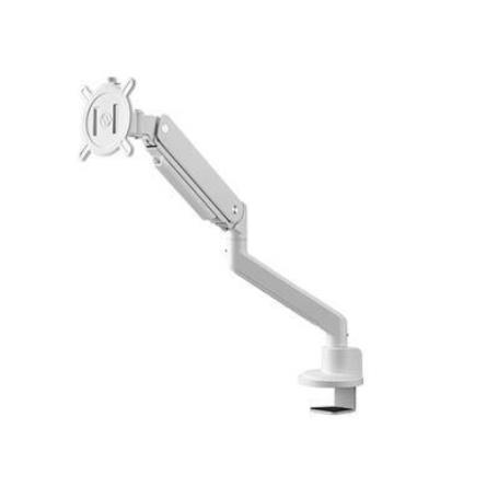 ONE FOR ALL - Suporte Mesa para 1 Monitor com 2 Braços Branco DM 4120