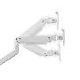 ONE FOR ALL - Suporte Mesa para 1 Monitor com 2 Braços Branco DM 4120