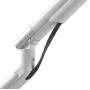 ONE FOR ALL - Suporte Mesa para 2 Monitores com 2 Braços Branco DM 7220