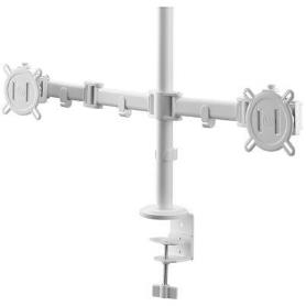 ONE FOR ALL - Suporte Mesa para 2 Monitores Branco DM 2220