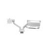ONE FOR ALL - Suporte Mesa para 2 Monitores com 2 Braços Branco DM 4220