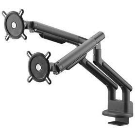 ONE FOR ALL - Suporte Mesa para 2 Monitores com 2 Braços Preto DM 7210