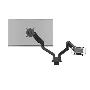 ONE FOR ALL - Suporte Mesa para 2 Monitores com 2 Braços Preto DM 4210