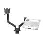 ONE FOR ALL - Suporte Mesa para 2 Monitores com 2 Braços Preto DM 4210