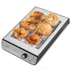 CECOTEC - Torradeira Plana Horizontal Turbo EasyToast Inox 8004