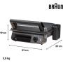 BRAUN - Grelhador CG5010IGY