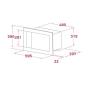 TEKA - Microondas Encastre MB 6200 BI SS Easy 112080002