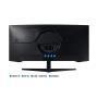 SAMSUNG - Monitor Gaming 34" UWQHD LC34G55TWWPXEN